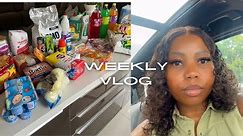 Weekly Vlog:Monthly Groceries Haul| Fridge Cleanout| Nails & Hair Maintenance| Everyday Living &more