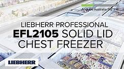 Liebherr Professional EFL2105 Solid Lid Chest Freezer