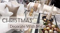 2023 Christmas Living Room Decorate With Me | 2023 Neutral Christmas Decor Ideas