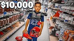BUYING MY SON TACKLE FOOTBALL GEAR! 🏈
