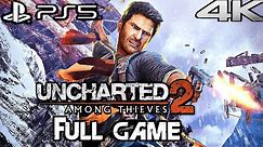 UNCHARTED 2 PS5 REMASTERED Gameplay Walkthrough FULL GAME (4K 60FPS)