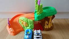 Fisher-Price Jungle Roll n Racers Track Toy.Lil' Zoomers Safari Sounds Jungle