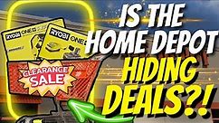 SHOPPING SECRETS EXPOSED! HOW TO FIND HIDDEN CLEARANCE at The HOME DEPOT!