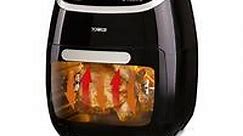T17038 Xpress 5-in-1 Manual Air Fryer Oven with Rapid Air Circulation, 60-Minute Timer, 11L, 2000W, Black