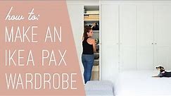 Making An Ikea Pax Wardrobe Look Built-In (TIMELAPSE)