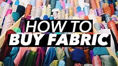 How to Buy Fabric (Terminology & Shopping Tips!) | WITHWENDY