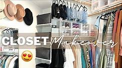 I ORGANIZED MY CLOSET LIKE THE HOME EDIT!! Closet Organization Makeover| Mia A. Brumfield