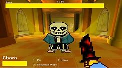 3d sans fight "no hit" (and gaster) (Undertale fan game) "better quality"