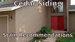 Cedar Siding Stain Recommendations and Application Tips