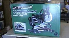 Masterforce Compact-Slide 10" Dual Bevel Miter Saw