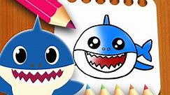 Play Baby Shark Coloring Book | Free Online  Games. KidzSearch.com