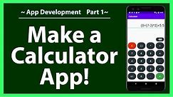 How to make a calculator in Android Studio 2020 | Part 1