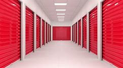 Corridor Full Storage Units Red Door Stock Footage Video (100% Royalty-free) 13530527 | Shutterstock