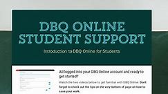DBQ Online Student Support