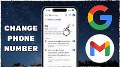 How to Change Gmail or Google Account Phone Number (2024)