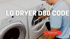 LG Dryer D80 Code Error [Fix It Under 2 Minute]