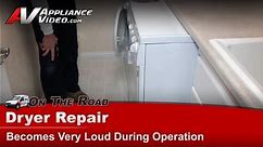 Frigidaire Dryer Repair - Becomes Very Loud During Operation - Motor Drive Pulley