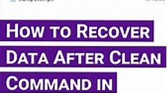 How to recover data lost after cleaning a hard disk #Diskpart, #CleanHdd, #datarecovery 🎬 FULL VERSION of the video: https://youtu.be/knOz0U1m48E?si=Zm514qe5BX8VGLW5 📃 Recovering Data After Using the Clean Command in Diskpart (text version): https://hetmanrecovery.com/recovery_news/data-recovery-after-the-clean-command-in-diskpart.htm | Hetman Software: Data Recovery Software