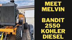 Bandit 2550 stump Grinder with Kohler Diesel