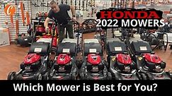 2022 Honda Mower Lineup