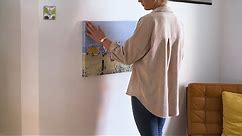 How to Hang a Canvas Without Nails or Damaging the Walls