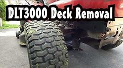 Craftsman DLT3000 Deck Removal