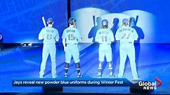 Jays unveil ‘throwback’ uniforms in powder blue during 3rd annual Winter Fest