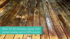 How to Use Deck Cleaner and Brightener