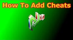 How To Add Cheats To Project 64 (ANY VERSION!)