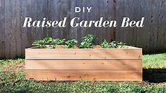 Easy DIY Raised Garden Bed | FREE Build Plans!