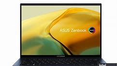 ASUS ZenBook 14 OLED (2022) Laptop – 12th Gen / Intel Core i5-1240P / 14inch 2.8K OLED / 8GB RAM / 512GB SSD / Shared Intel Iris Xe Graphics / Windows 11 Home / English & Arabic Keyboard / Ponder Blue / Middle East Version – [UX3402ZA-OLED1P5W]