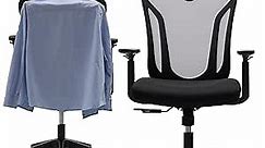 Office Chair, Home Office Desk Chair High Back Mesh Chair Adjustable Height/Armrest/Headrest with Hanger Computer Chair