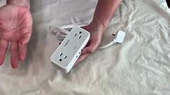 Ultra Thin 5FT Flat Extension Cord, TESSAN Surge Protector Flat Plug Power Strip Review