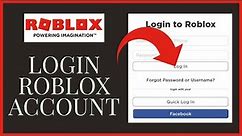 Roblox Login 2022: How to Login Sign In Roblox Account? roblox.com Login