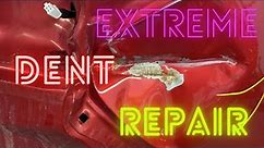 Extreme Quarter Panel Dent Repair
