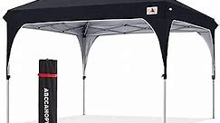 ABCCANOPY Outdoor Pop up Canopy Tent 10x10 Camping Sun Shelter-Series, Black