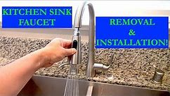 How to Remove and Install a Kitchen Sink Faucet (Moen--Georgene 87912SRS)