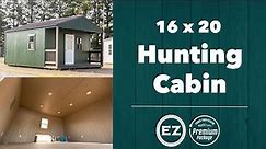16x20 Hunting Cabin with Premium Package