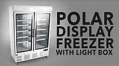 Polar Upright Display Freezer 920Ltr White (GH507)
