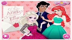 Elsa Frozen And Ariel Love Rivals Prince Eric Games For Kids