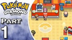 Let's Play Pokemon Diamond - Gameplay - Walkthrough - Part 1