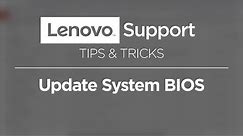 How To Update System BIOS (Updated 2020)