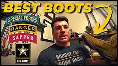 The BEST Boots for Soldiers | Special Forces, Rangers, Airborne, Sapper School, Ruck Marches, etc.
