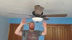 Hampton Bay Rothley II 52 in. Bronze LED Ceiling Fan with Light Kit | Installation and Review