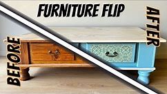 Refurbished Furniture - A Coastal Inspired Coffee Table Makeover