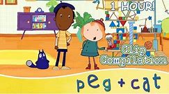 Peg + Cat - An Hour full of Songs, Crafts, Problem Solving and More! (1 HOUR)