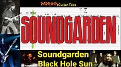 Black Hole Sun - Soundgarden - Guitar + Bass TABS Lesson