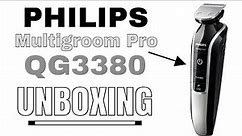 Philips QG3380 Multigroom Pro Unboxing