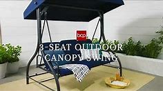 Best Choice Products 3 Seat Outdoor Canopy Swing