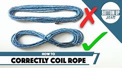 Learn How to Coil Braided Rope Correctly